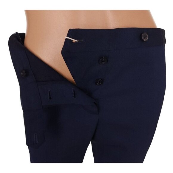 Maison Margiela Replica Vienna 1960's Cropped Tuxedo Trouser M Navy MMM - Picture 8 of 13